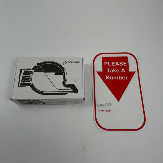 Turn-O-Matic Machine with Sign