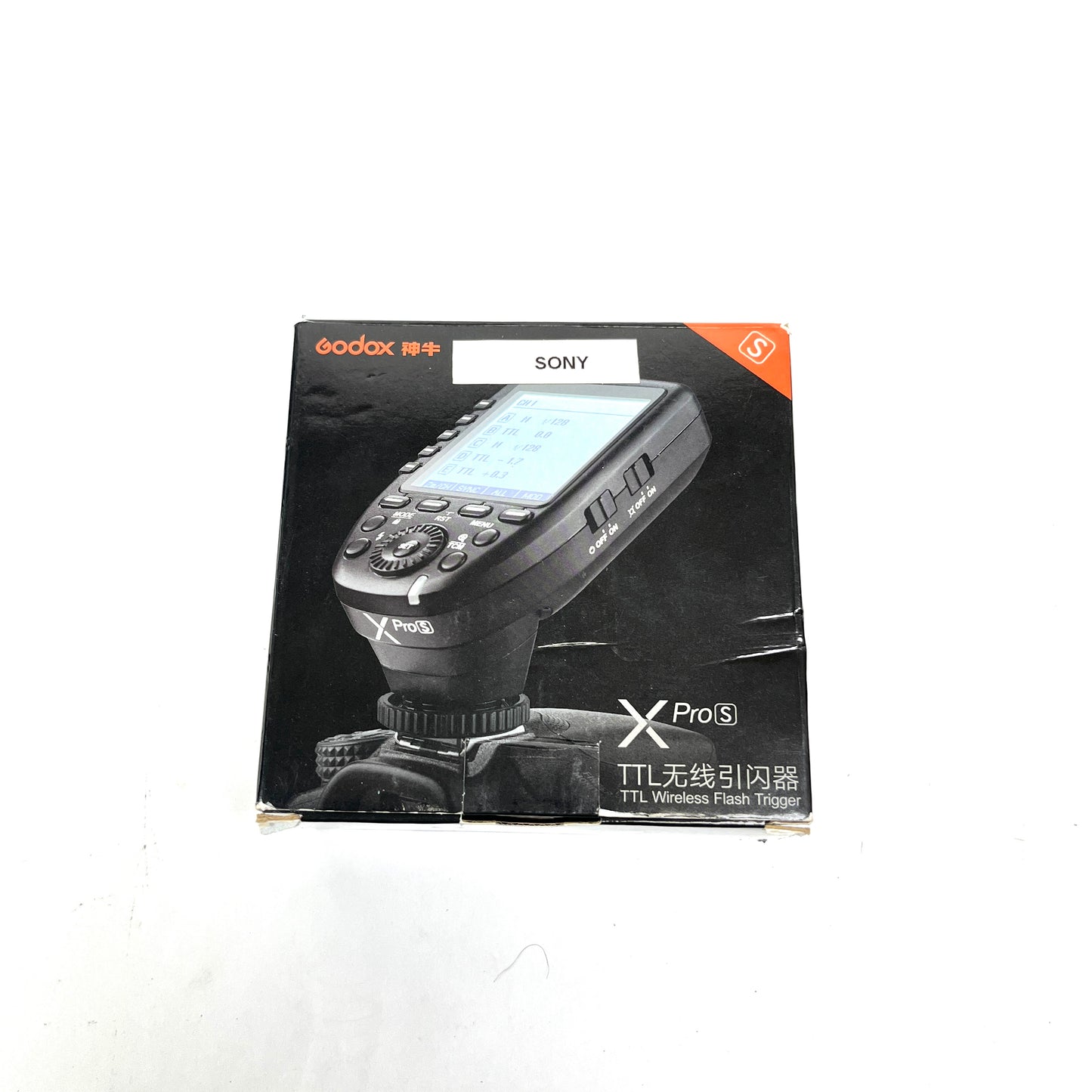Godox XProS TTL Wireless Flash Trigger for Sony, 2.4GHz wireless