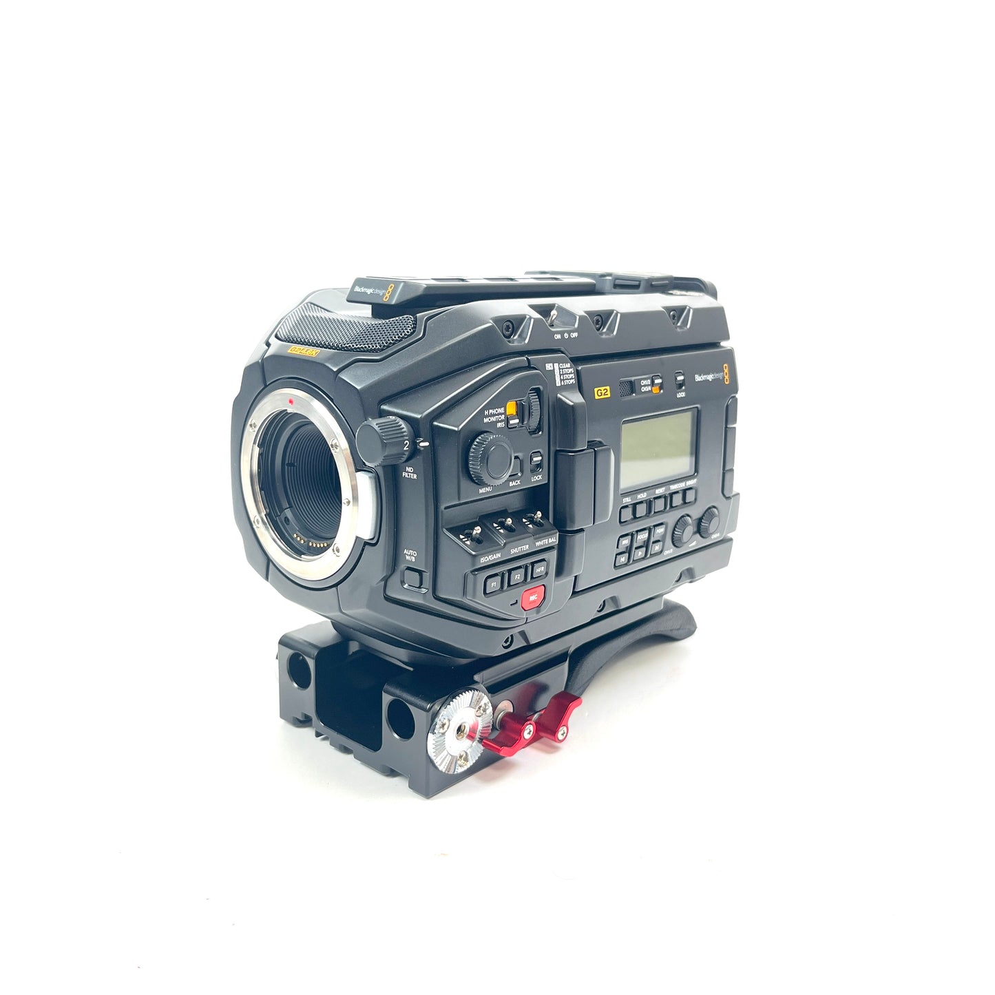 Blackmagic Design URSA Broadcast G2 Camera Kit with carrying case and mount