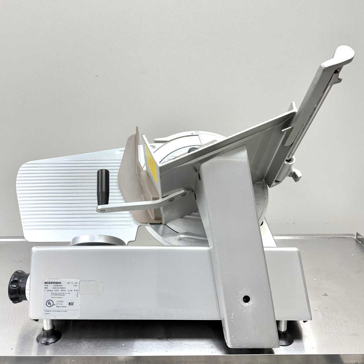 Bizerba SE12 US Manual Commercial Meat & Deli Slicer Grocery Restaurant