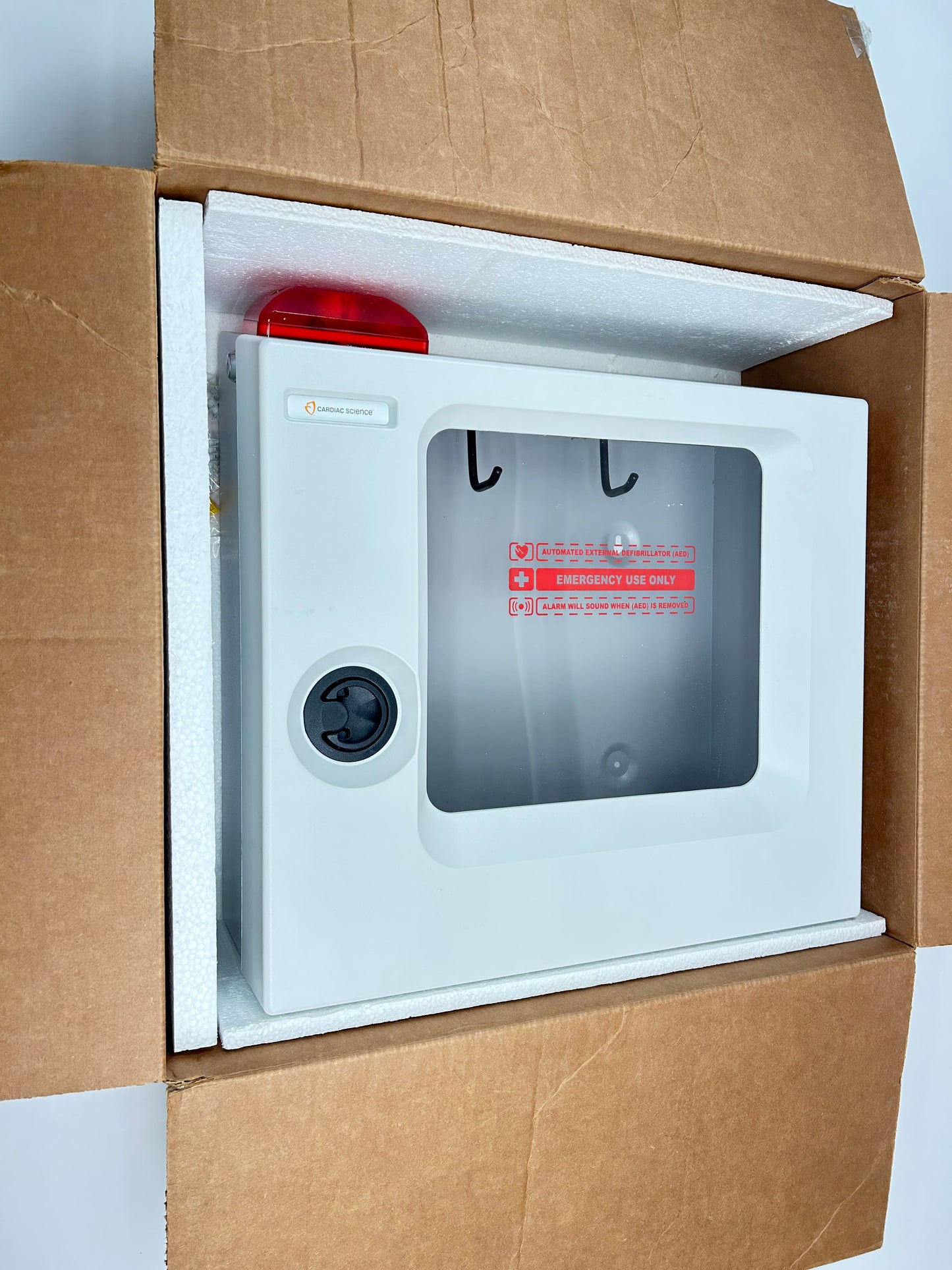 Cardiac Science DEFIBRILLATOR BOX Wall cabinet with Alarm