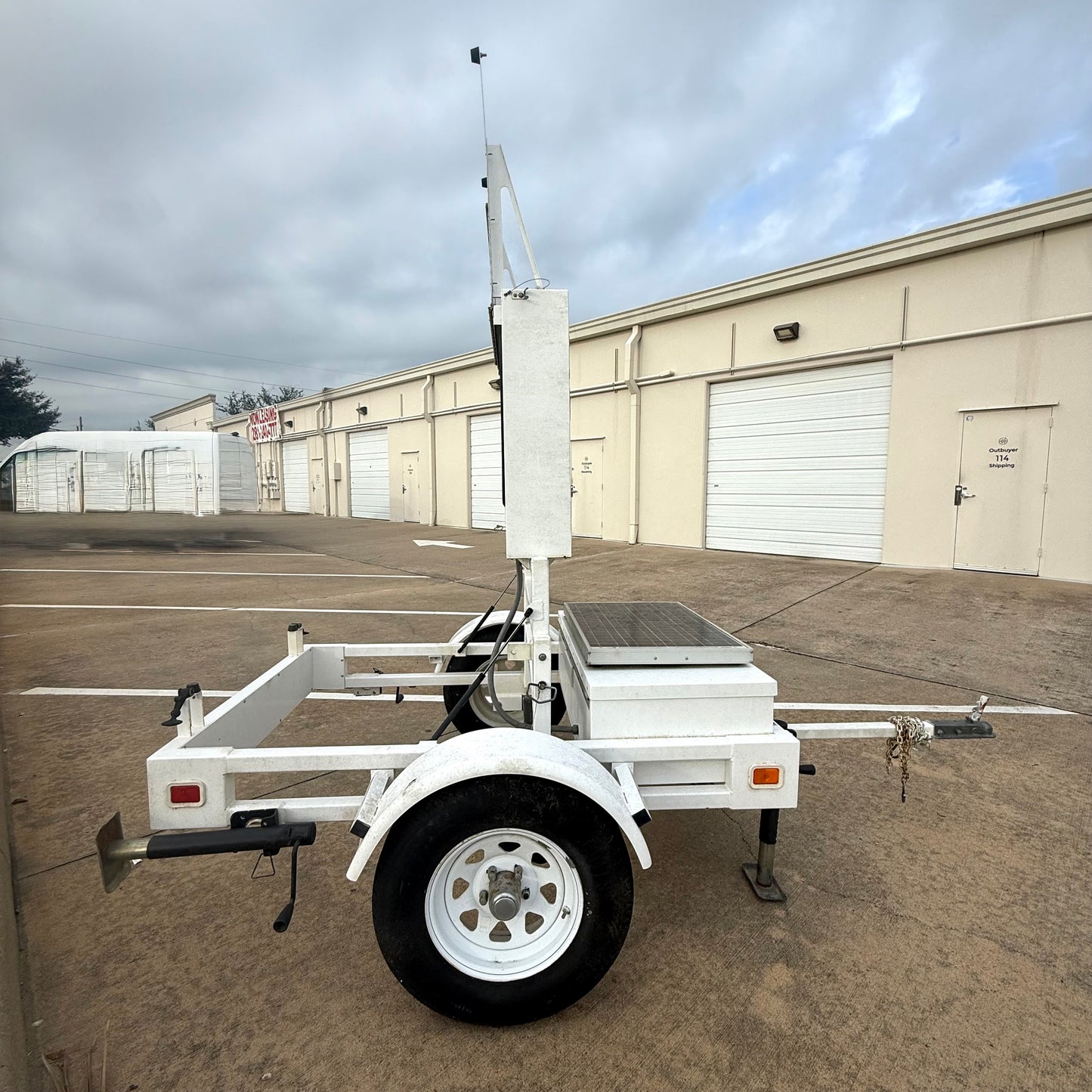 Kustom Signals Radar Speed Display Trailer – Portable Traffic Speed Monitor