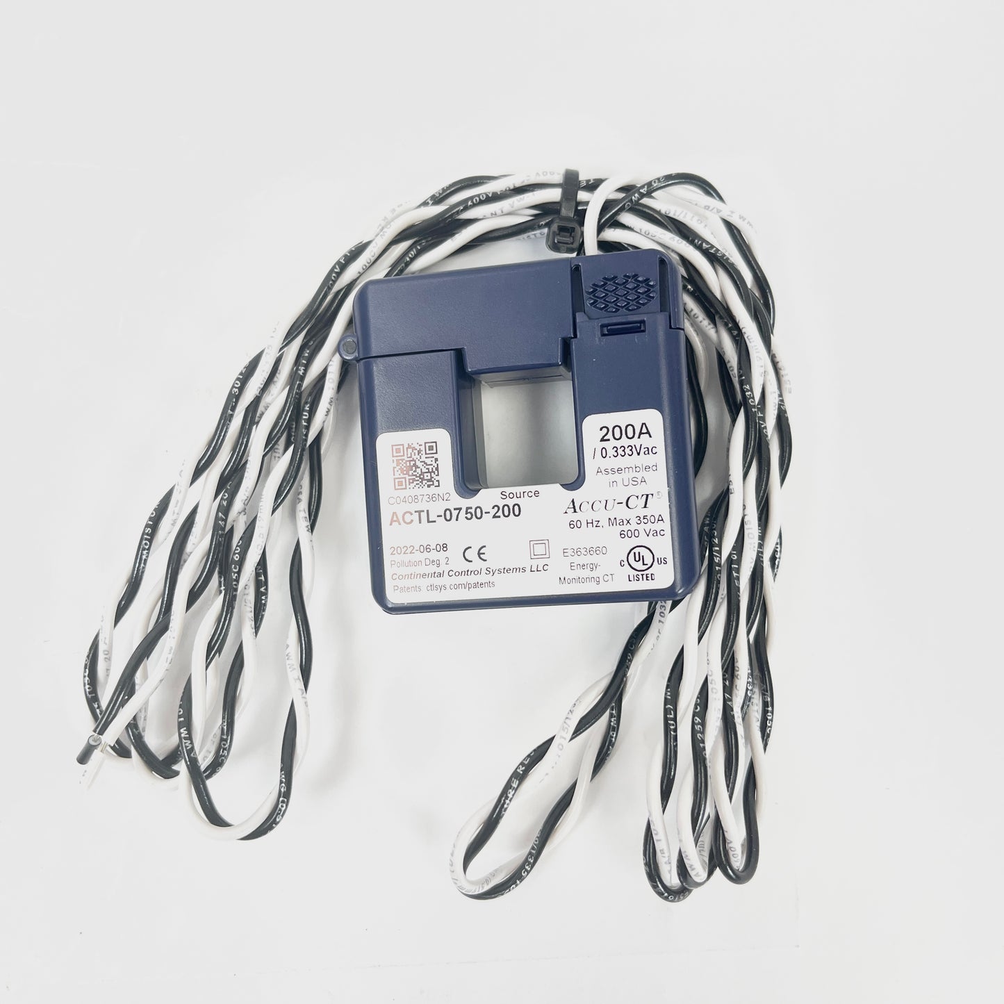 Continental Transformer Current Split Core 600V 200A