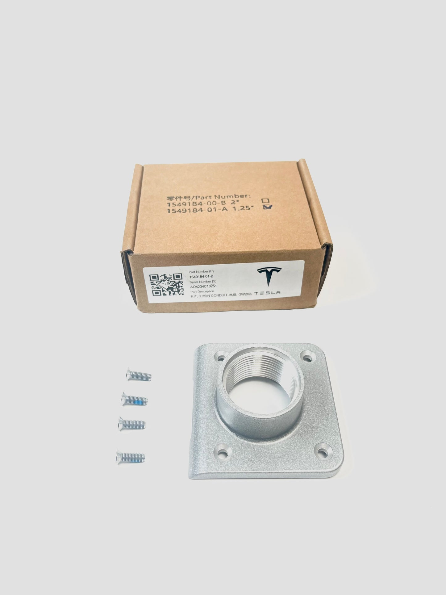 Kit, 1.25" Conduit Hub, GW2NA Tesla