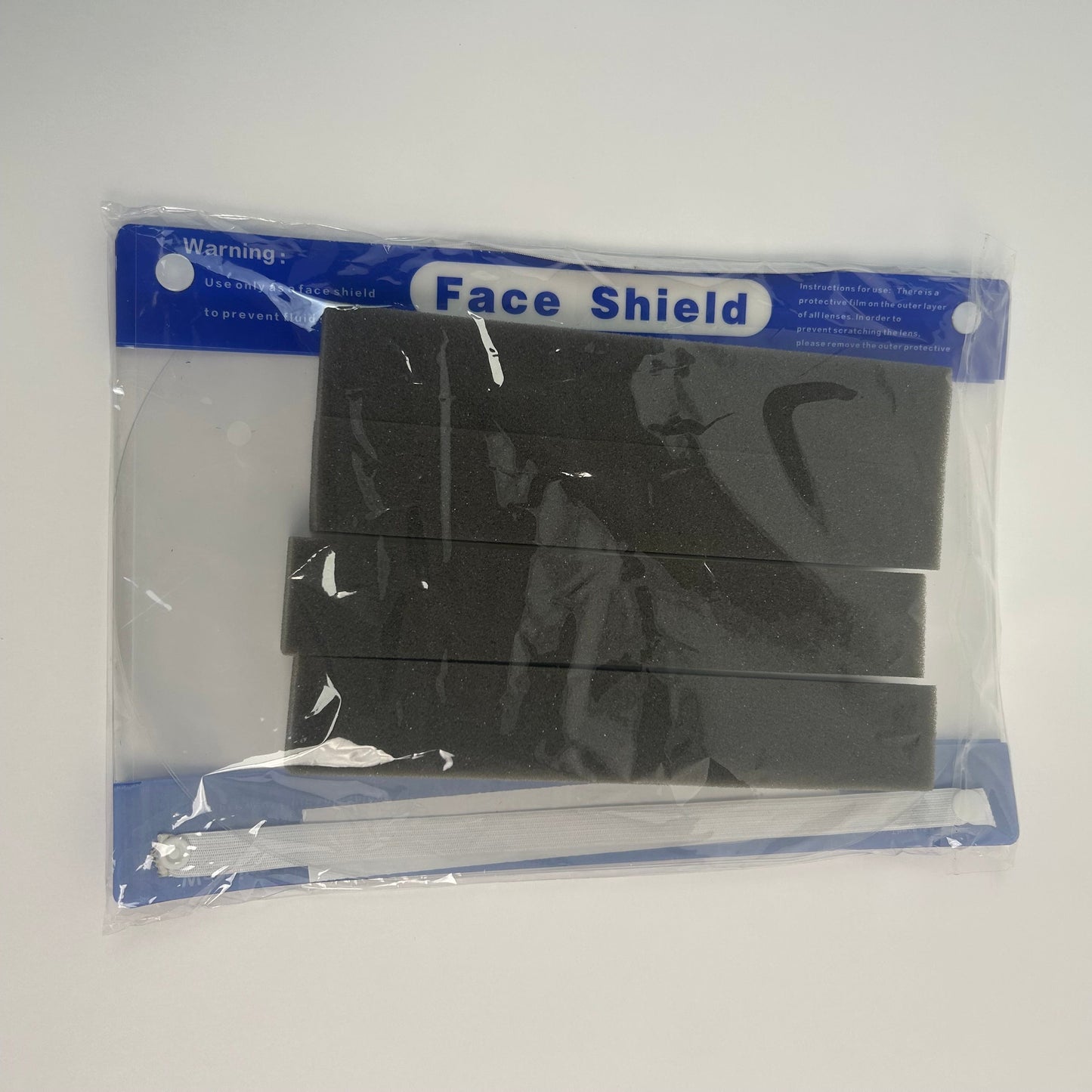 Face Shields Black Foam 30 pcs
