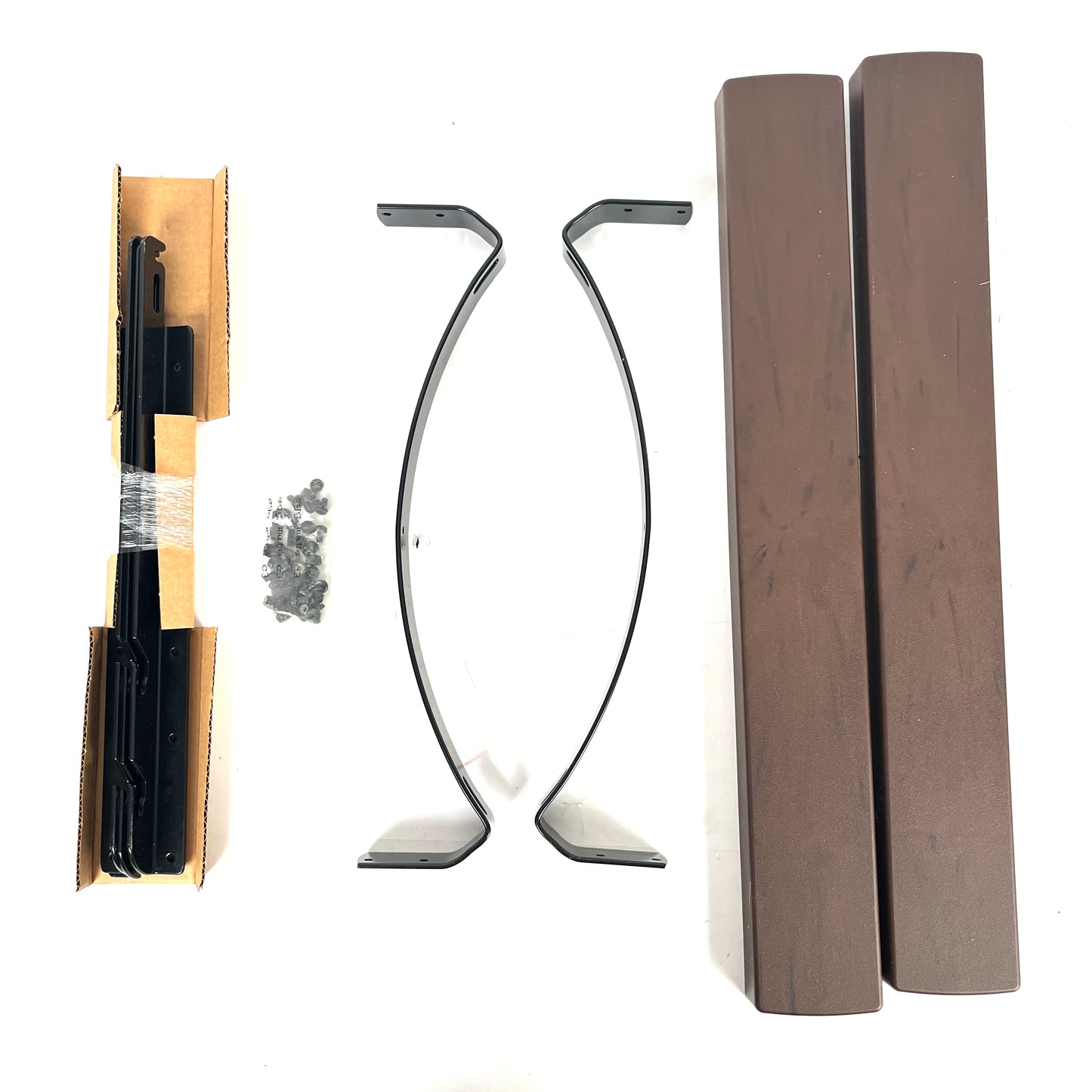 Large Big Green Egg Composite Side Shelves Folding Egg Mates Pair