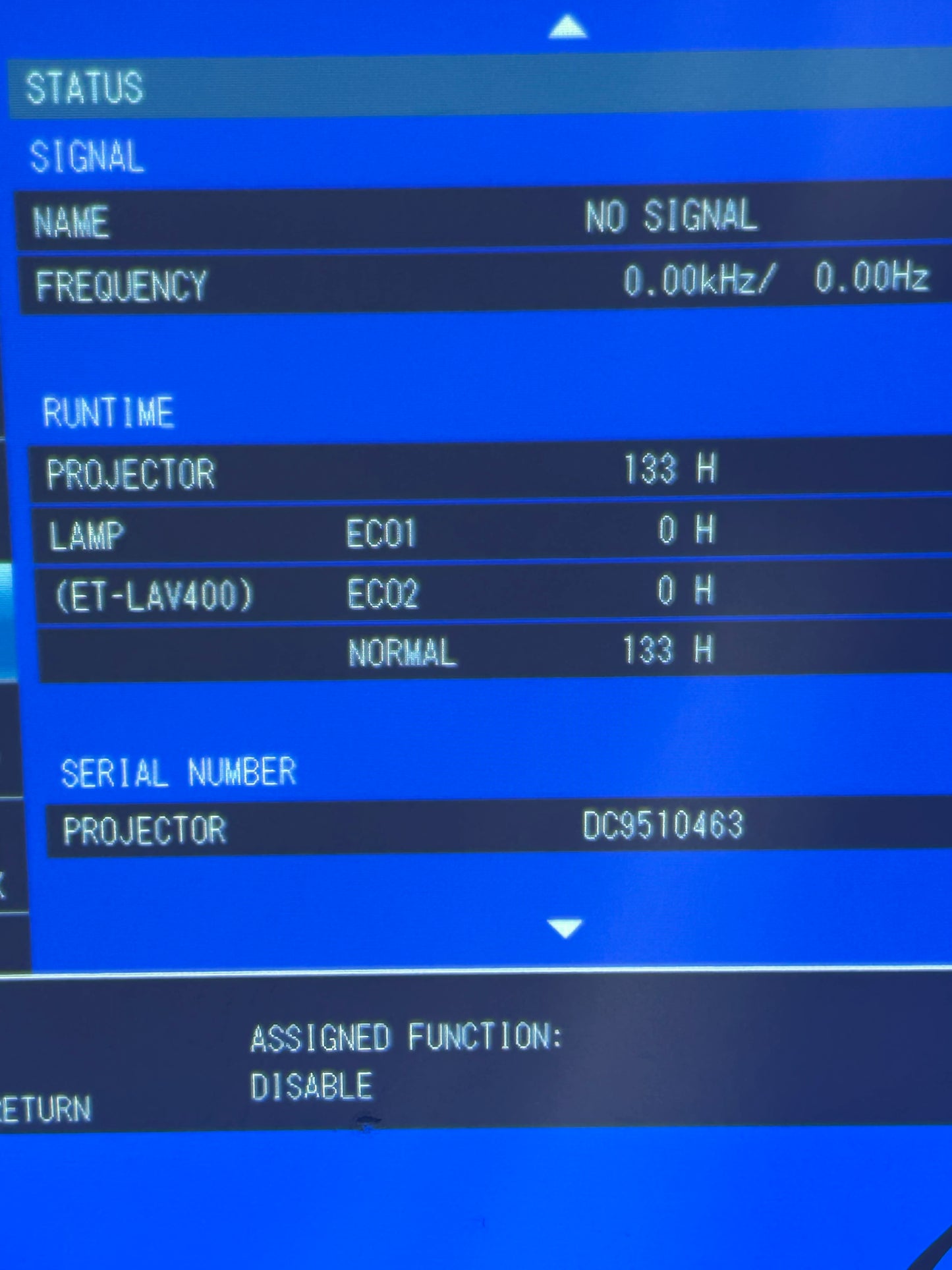 Panasonic PT-VZ580 5000-Lumen WUXGA 3LCD Projector 133 Hours