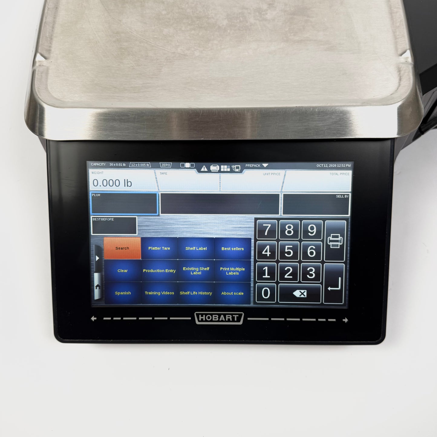 Hobart HTI-LH4 Digital Scale with Label Printer Commercial Works See Video