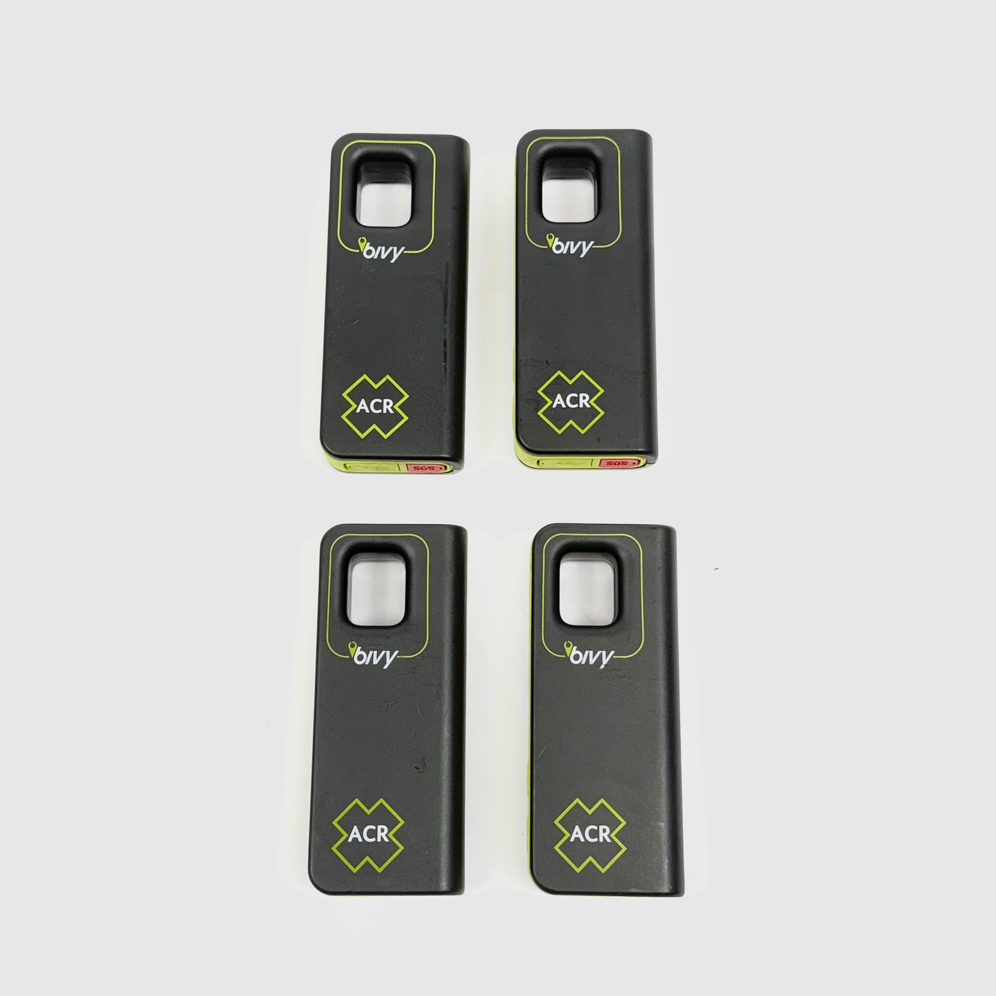 Lot of 4 ACR Bivy Stick Satellite Communicator Two-Way Satellite Messenger with GPS Tracking and SOS