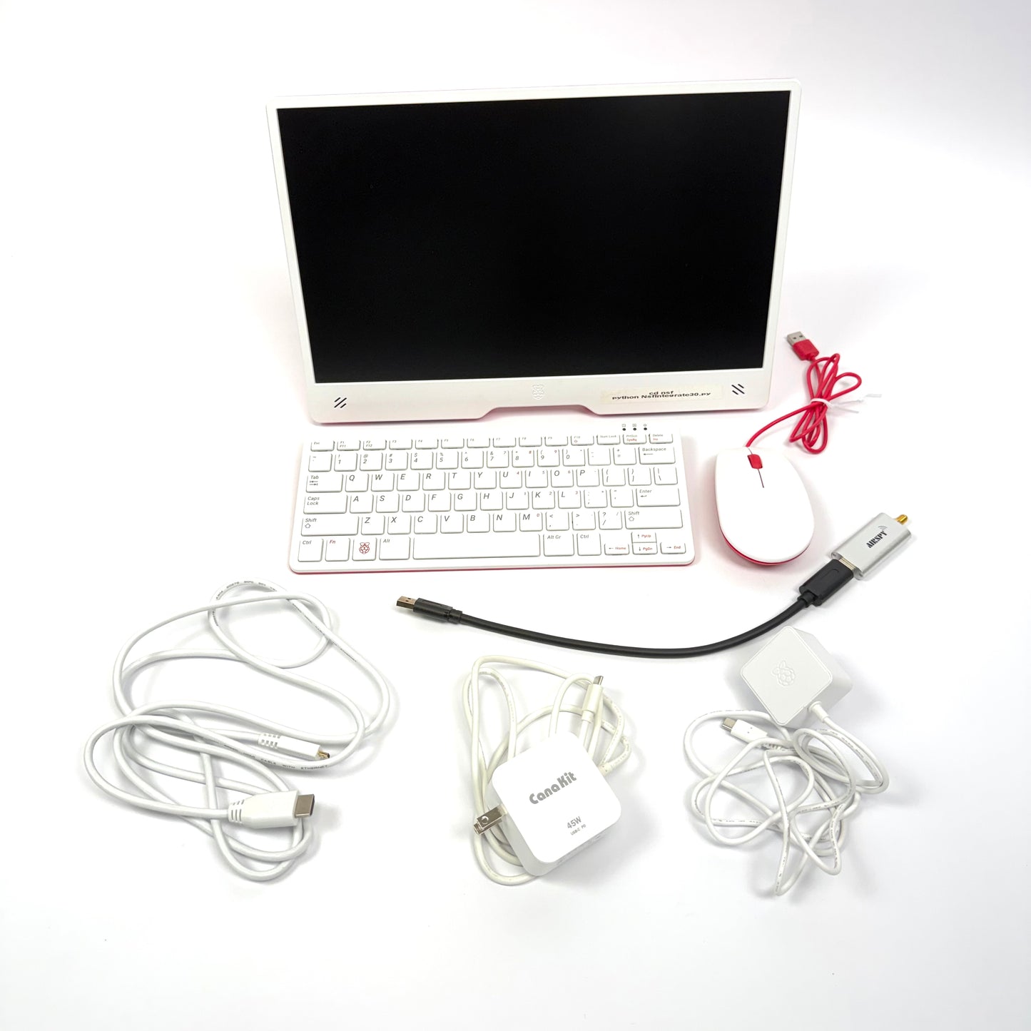 Raspberry Pi Monitor – 15.6" Full HD Portable Display with keyboard