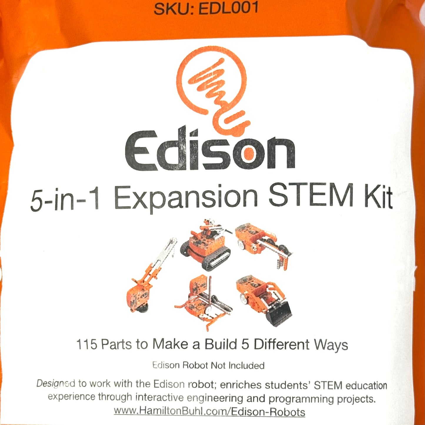 Edison Educational Robot & EdCreate Expansion Kit – STEM Coding & Robotics Learning Set