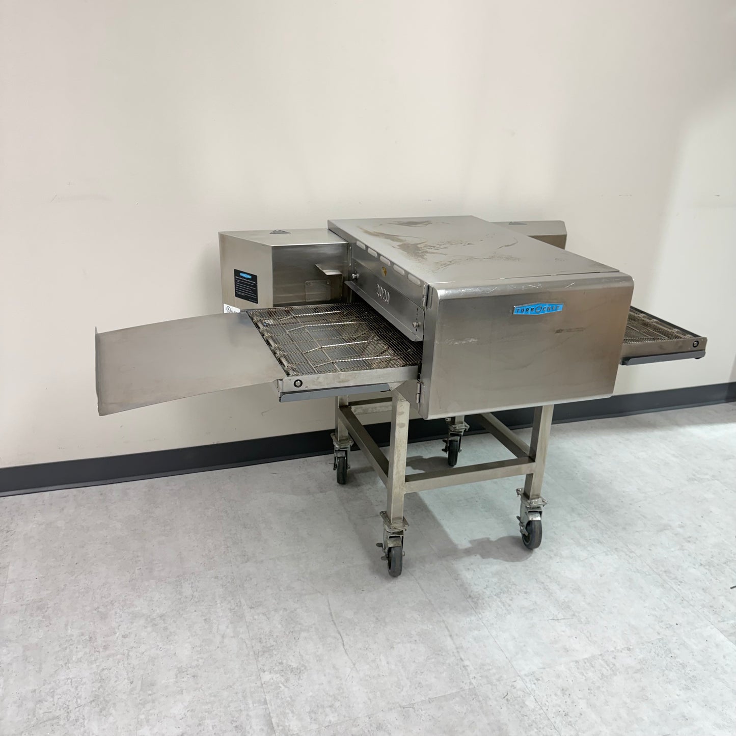 2025 TurboChef Commercial High-Speed Pizza Oven with casters