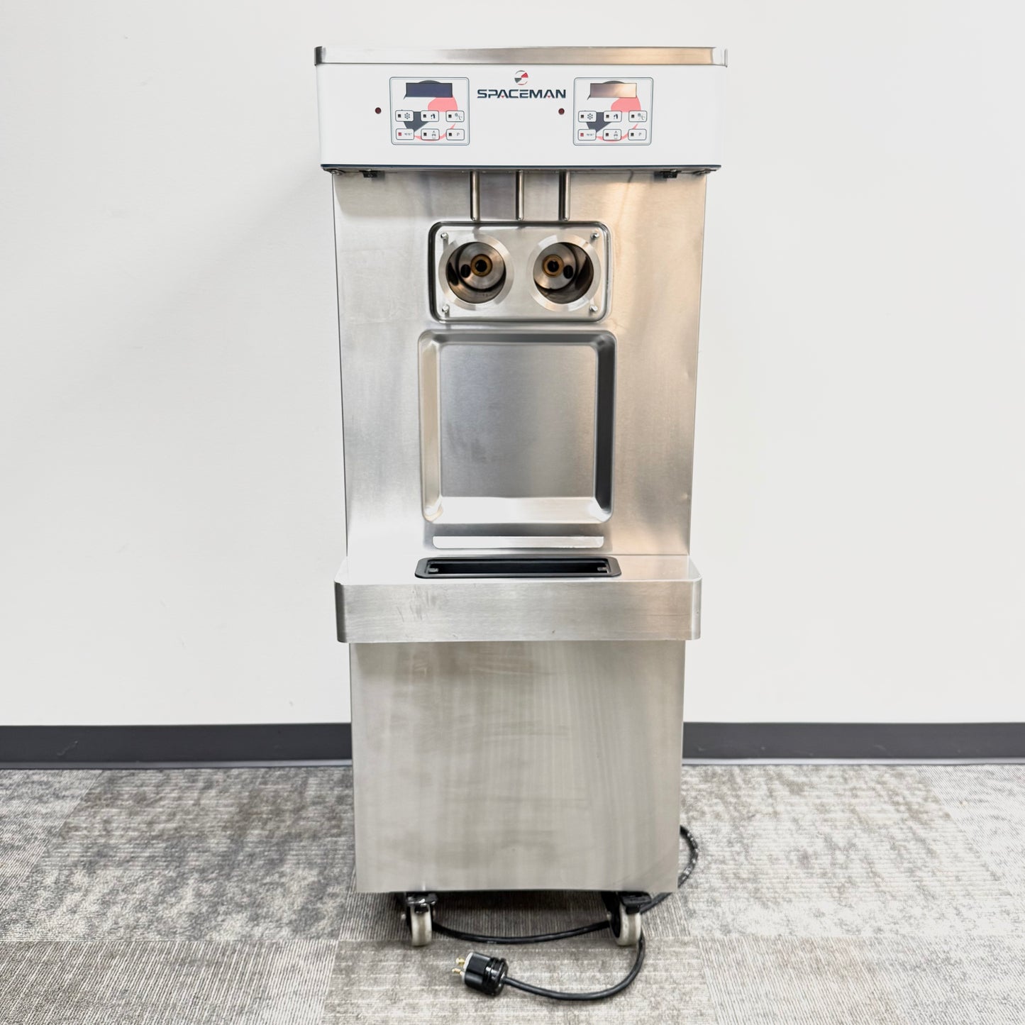 Spaceman 6250-C Twin Twist Soft Serve Ice Cream Machine Single Phase