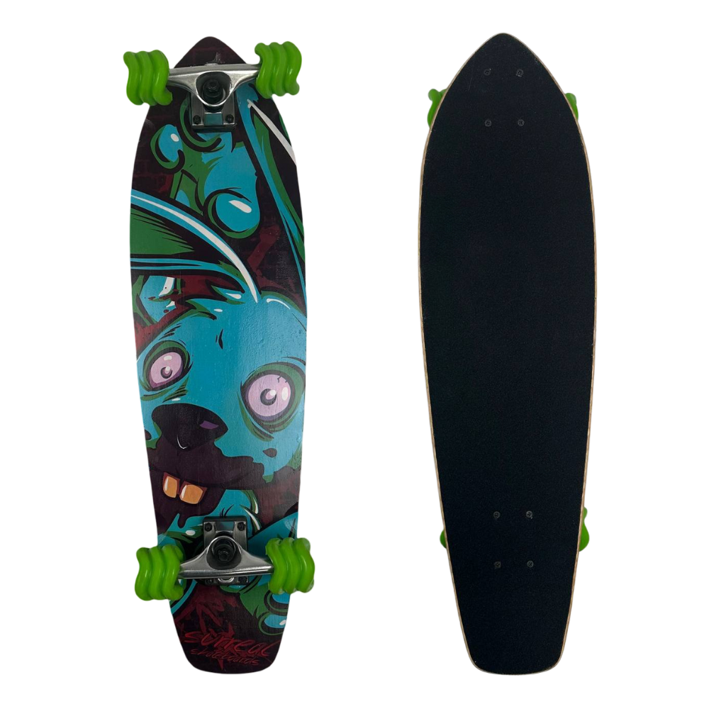 2 Pack Shark Wheel Skateboard - Skull & Bunny
