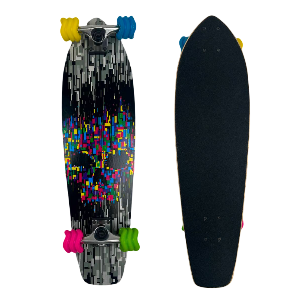 2 Pack Shark Wheel Skateboard - Skull & Bunny