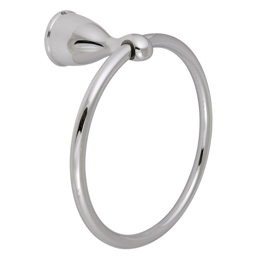 The Design House Ames Towel Ring in Polished Chrome