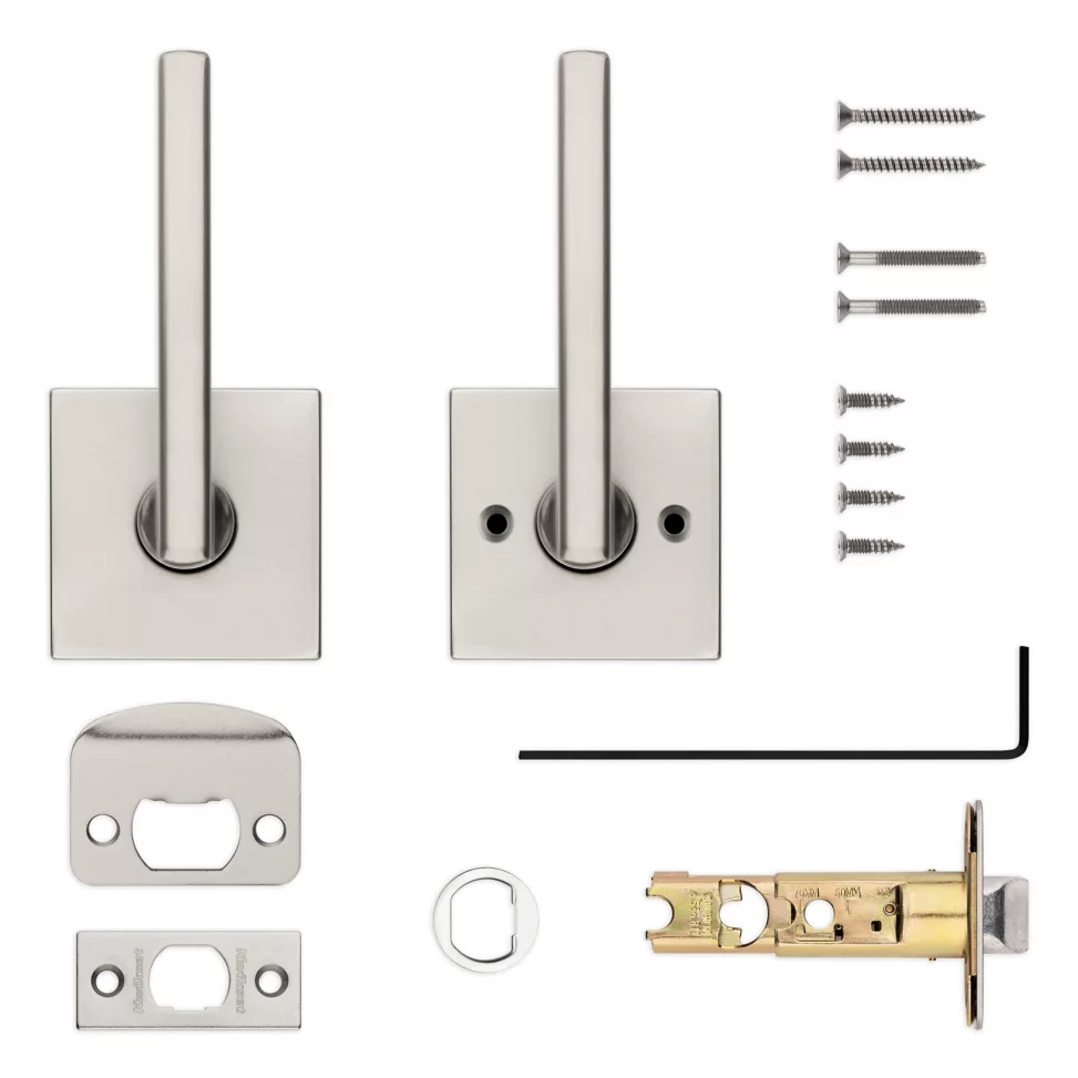 Kwikset Halifax Passage Door Lever Set Satin Nickel 720HFLSQT-15