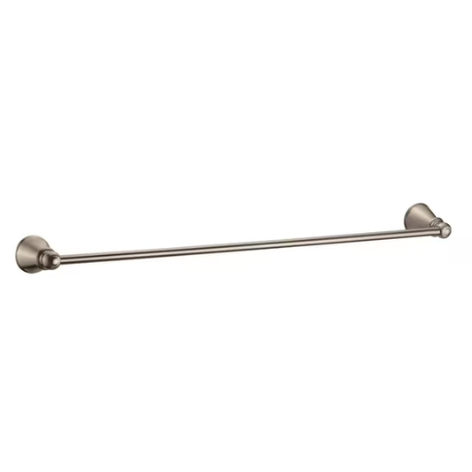 The Design House Kassel Wall-Mount Towel Bar in Brushed Nickel, 18"