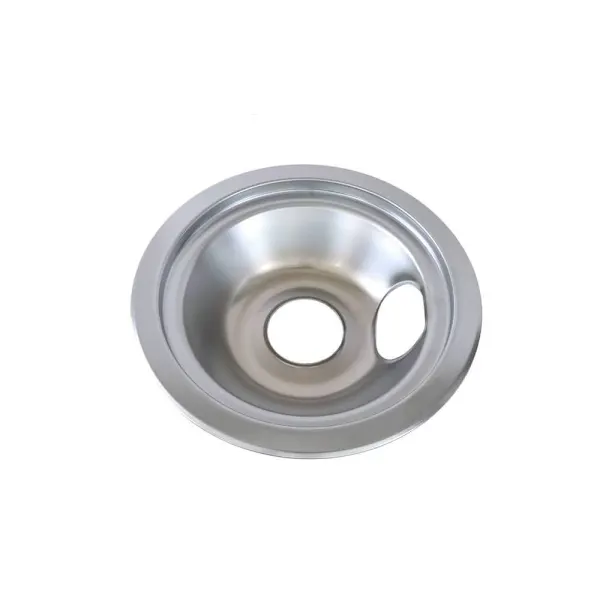 6" Chrome Drip Bowl For GE/HOTPOINT, Package Of 6