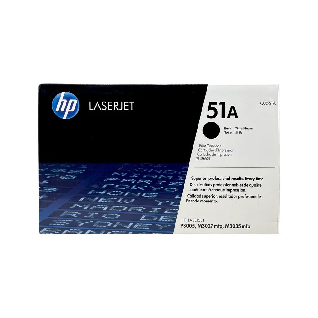 HP 51A Q7551A Black LaserJet Toner Cartridge Genuine OEM High Yield Sealed