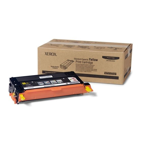 New Xerox Phaser 6180 High Capacity Yellow Toner Cartridge Genuine OEM Sealed