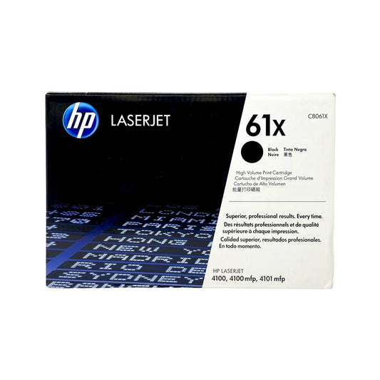 HP 61X 68061X High Yield Black LaserJet Toner Cartridge Genuine OEM New