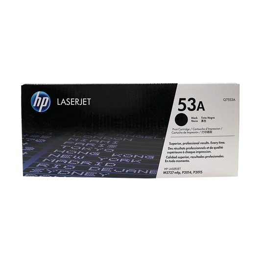 Genuine HP 53A Black LaserJet Toner Cartridge Q7553A UNOPENED