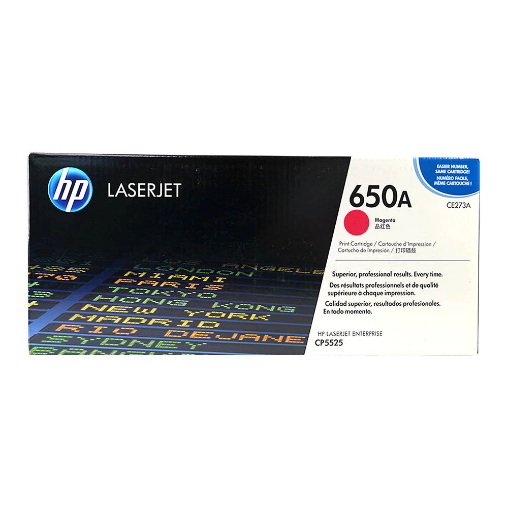 Genuine HP 650A Toner Cartridge Magenta