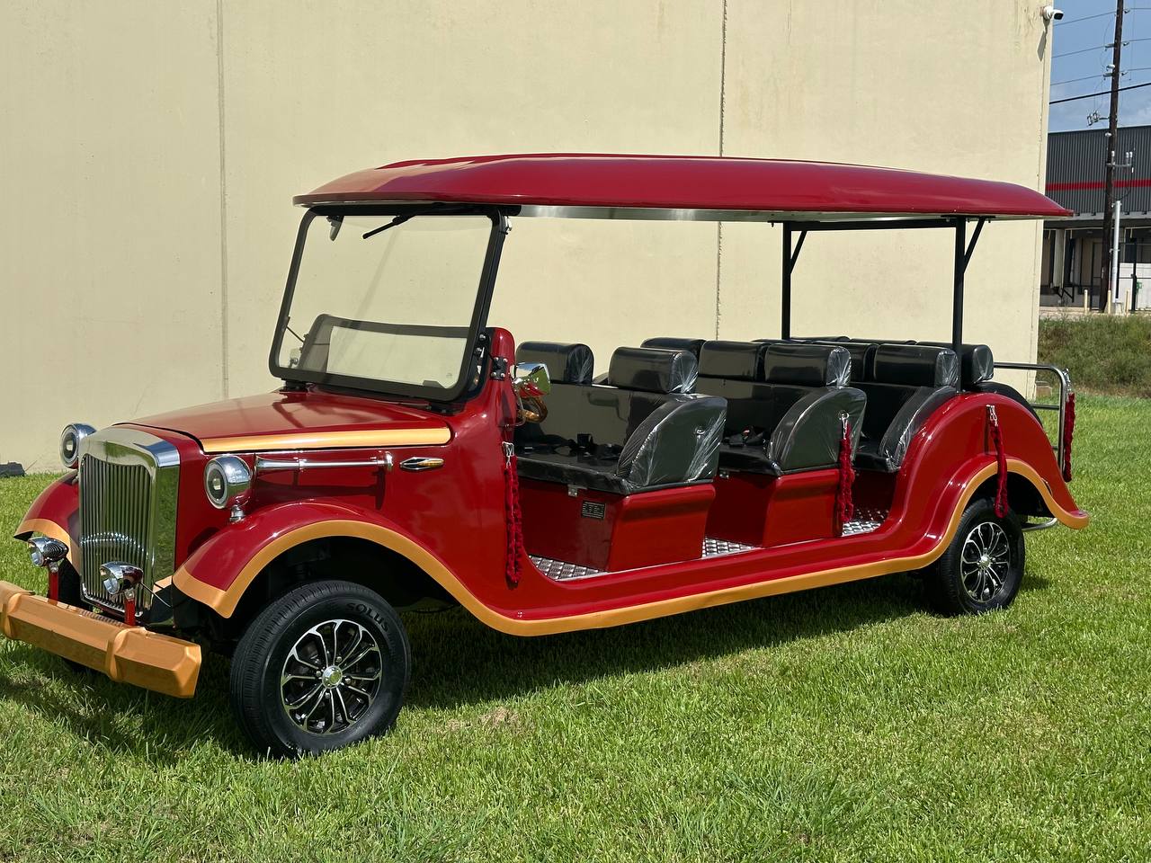 Vintage Electric 11-Passenger Sightseeing Cart