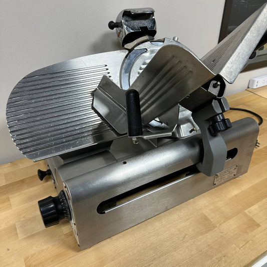 Globe Meat Slicer with attached sharpener