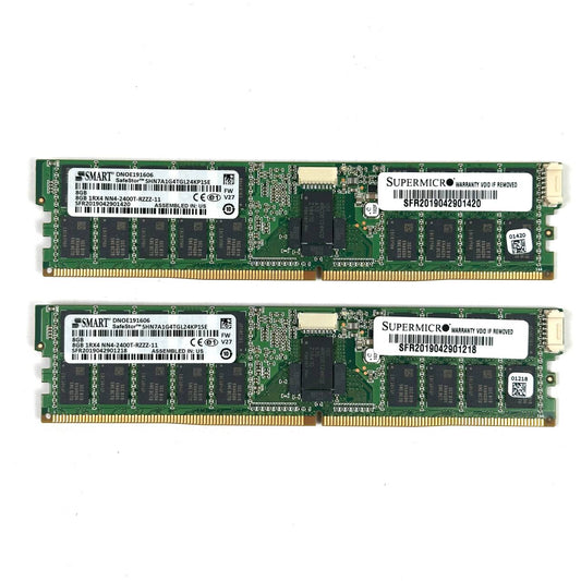 Lot of 2 Smart SafeStor SHN7A1G4TGL24KP1SE 8GB NVDIMM-N DDR4 2666 MT/s (PC4-2666)