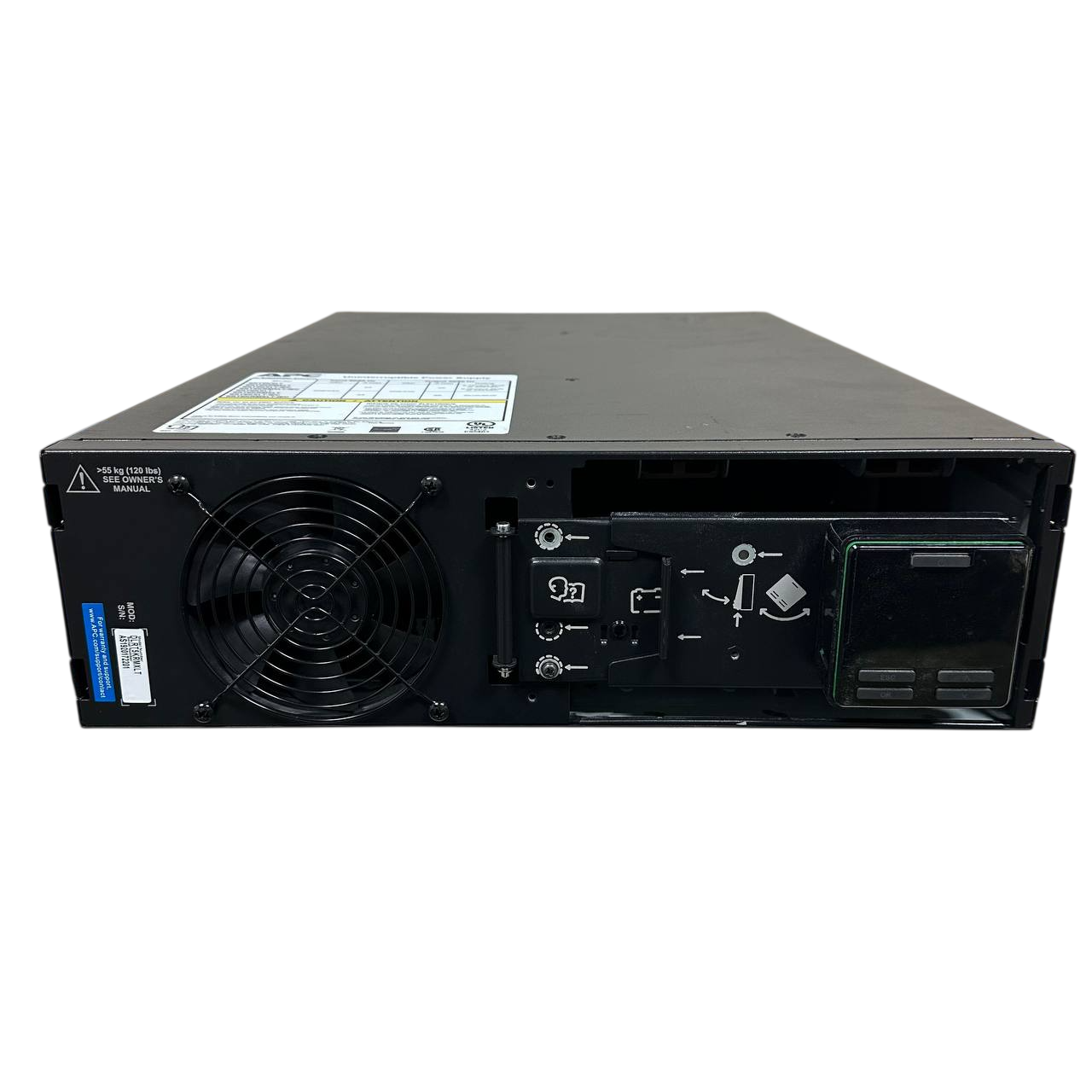 APC Smart‑UPS DLRT5KRMXLT 5kVA 208V 3U Rackmount UPS – Chassis Only