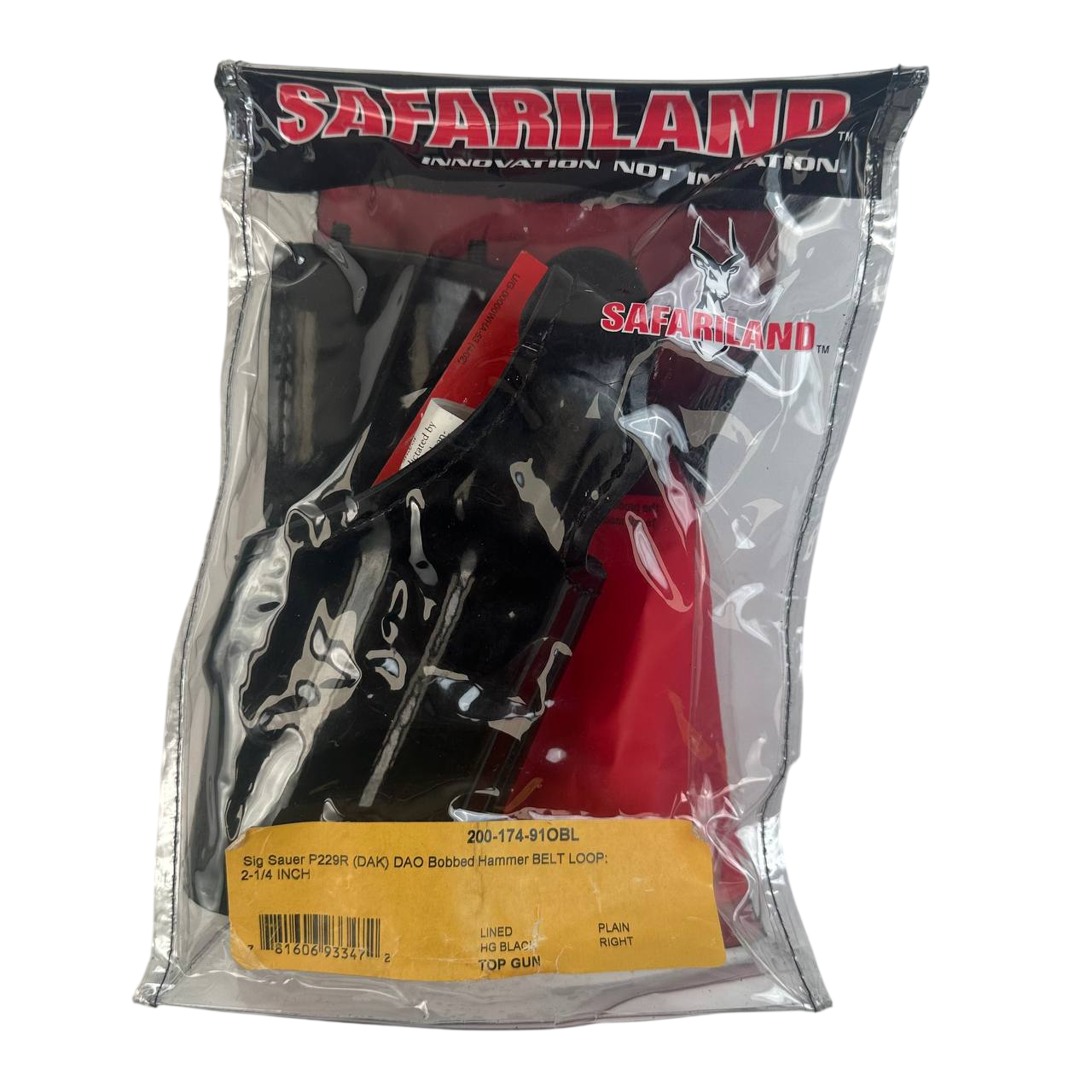 Safariland 200 Top Gun Duty Holster - Sig Sauer P229R DAK/DAO - Right Hand