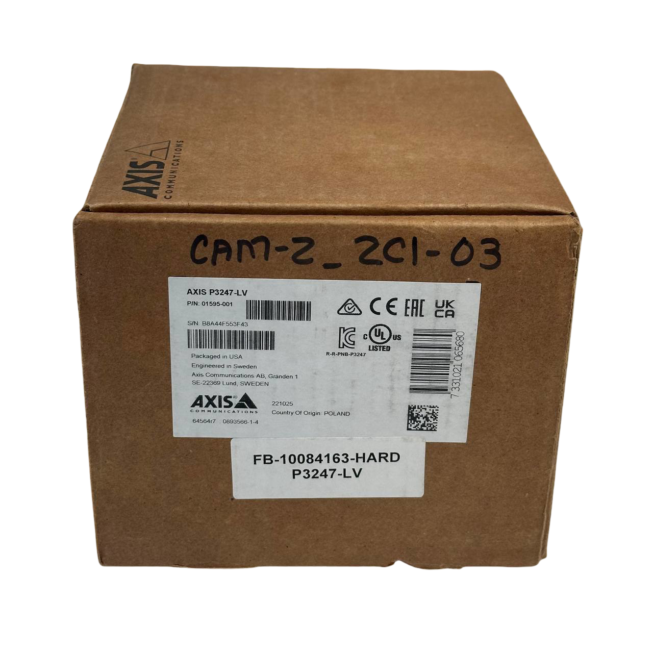 Axis Camera Model P3247-LV