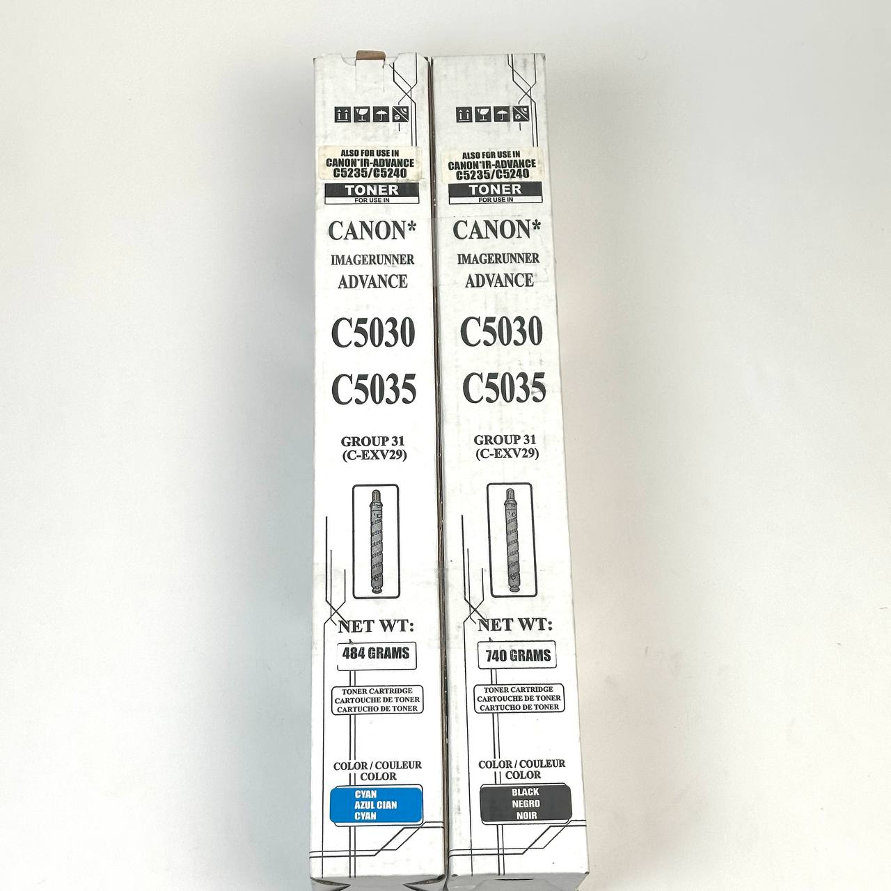 New Generic 4 pack color *for use in Canon C5030, C5035, C5235, C5240* toner cartridge