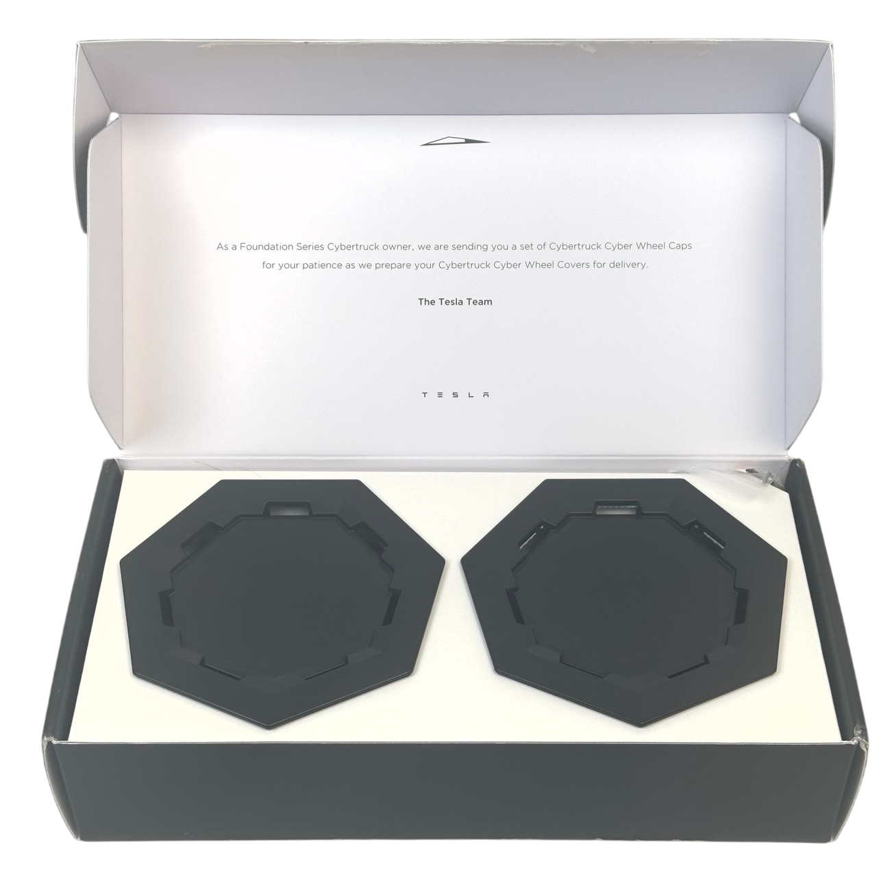 Genuine Tesla Cybertruck Cyber Wheel Cap Kit-OEM-Brand new