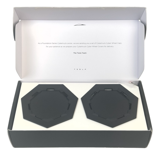 Genuine Tesla Cybertruck Cyber Wheel Cap Kit-OEM-Brand new