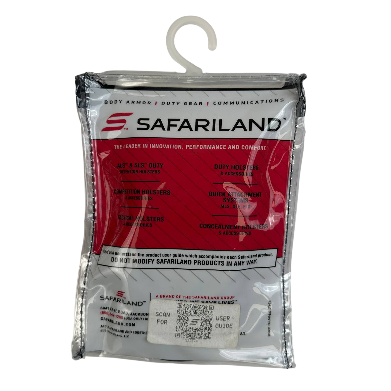 Safariland Model 6072UBL-2 High-Ride Universal Belt Loop (2.25")