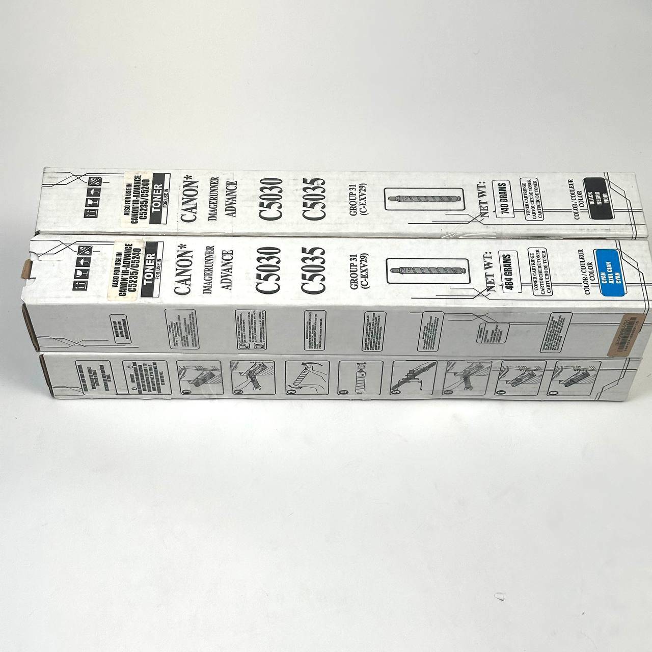 New Generic 4 pack color *for use in Canon C5030, C5035, C5235, C5240* toner cartridge