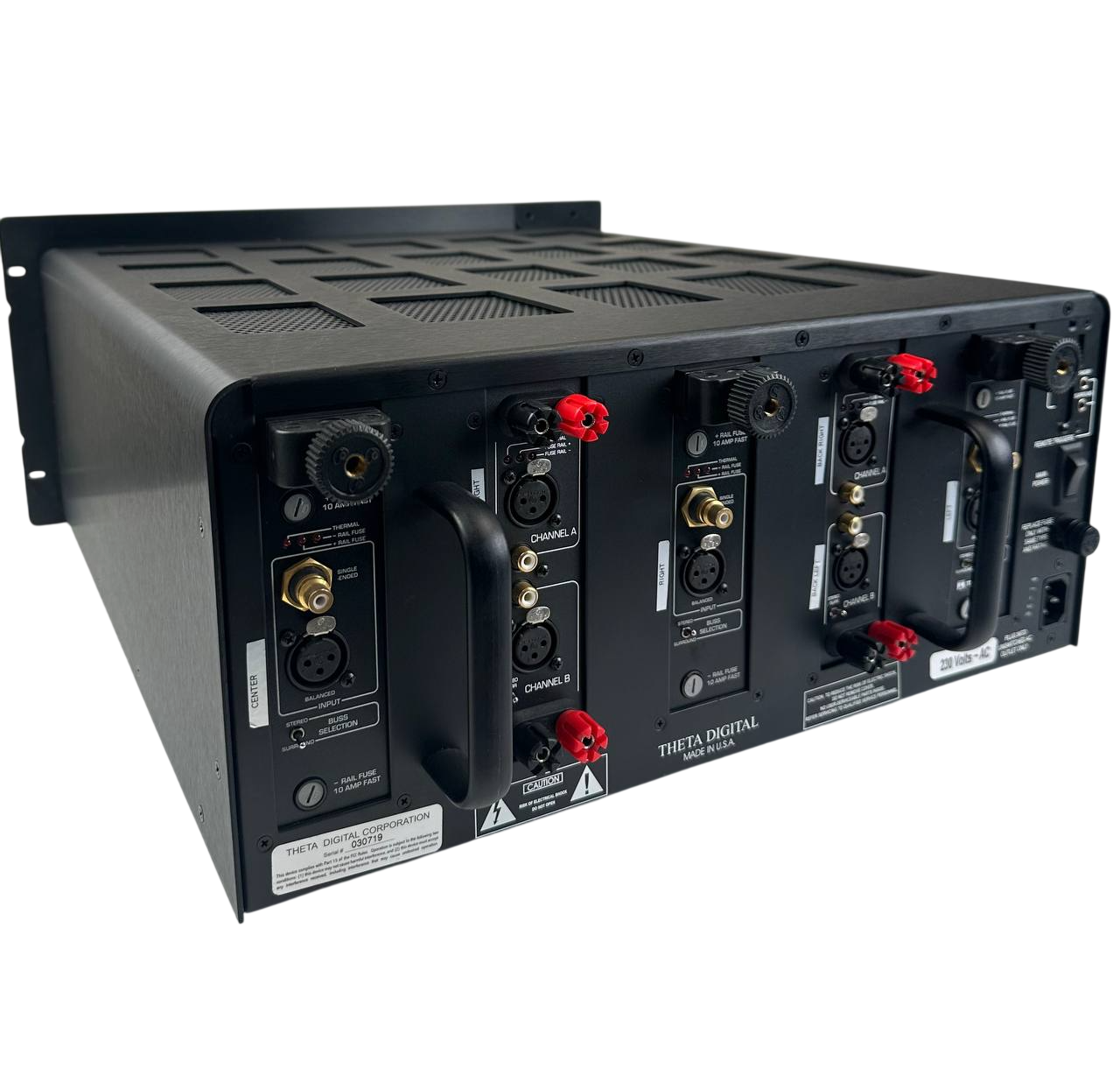 Theta Digital Dreadnaught III 7‑Channel 230V Rackmount Power Amplifier