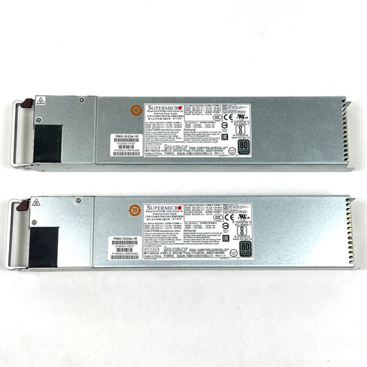 Lot of 2 Supermicro PWS-1K23A-1R 1200W 80 Plus Titanium Switching Power Supply