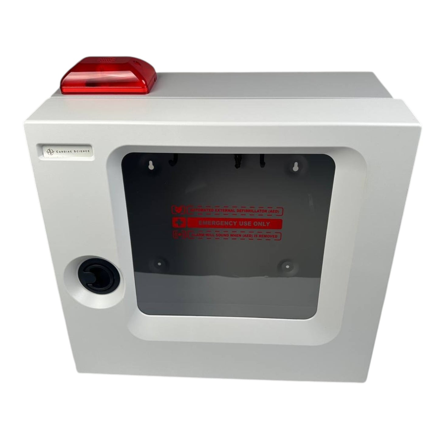 Cardiac Science Powerheart G3 AED + Alarmed Wall Cabinet