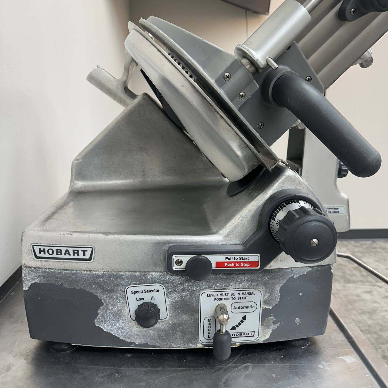 Hobart 2712 Commercial Meat/Deli Slicer – Tested & Working - No Sharpener Included