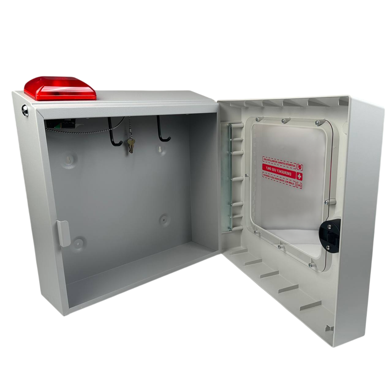 Cardiac Science Powerheart G3 AED + Alarmed Wall Cabinet
