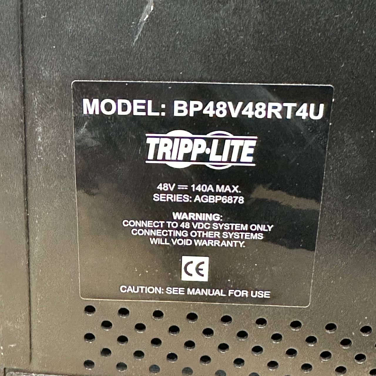 Tripp Lite BP48V48RT4U 4U External Battery Pack Chassis Only