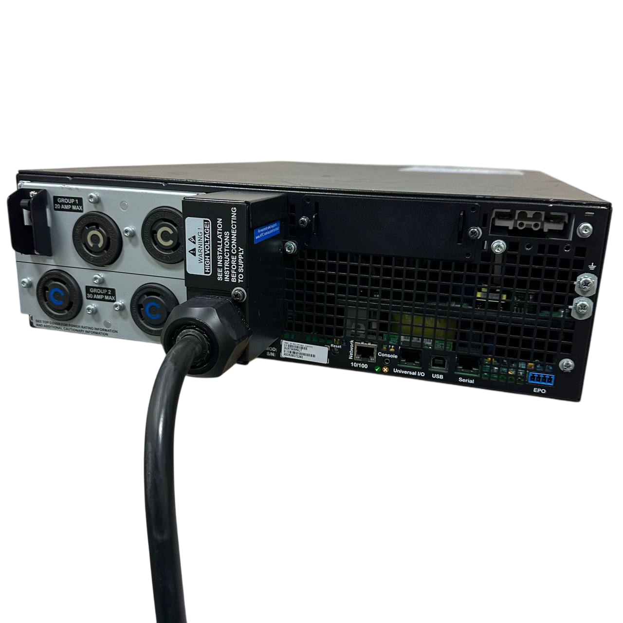 APC Smart‑UPS DLRT5KRMXLT 5kVA 208V 3U Rackmount UPS – Chassis Only