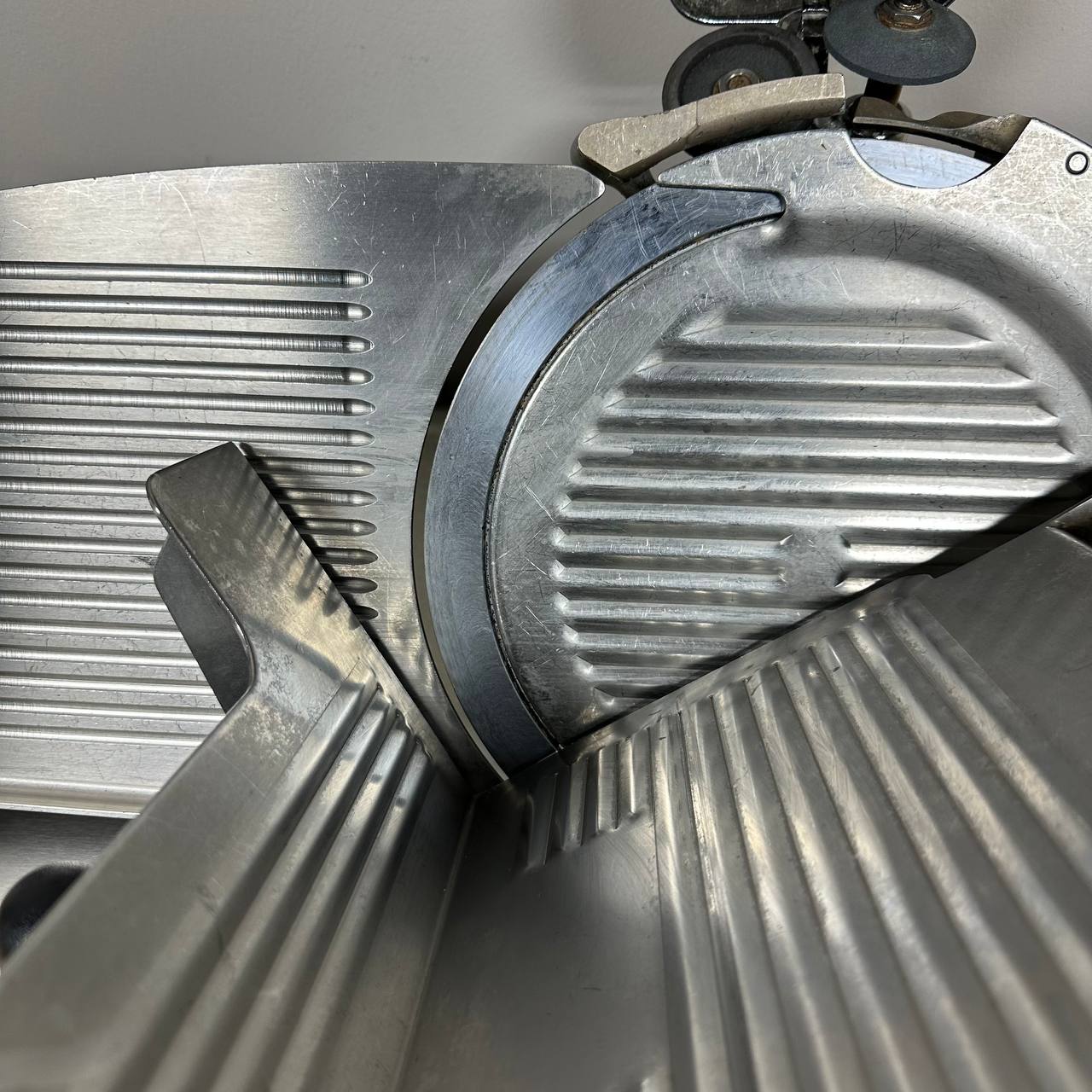 Globe Meat Slicer with attached sharpener