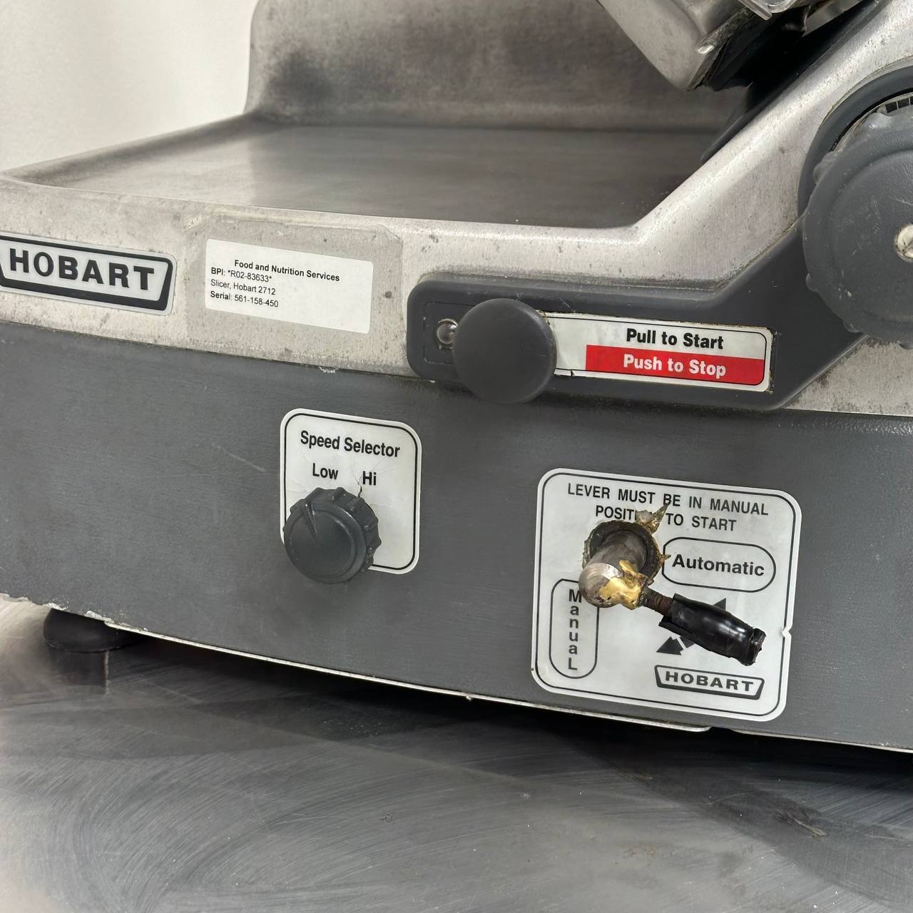 Hobart 2712 Automatic Meat Slicer – 12"