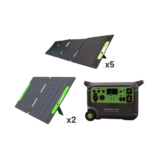 XL Kit with 1200 Watts of Solar panels