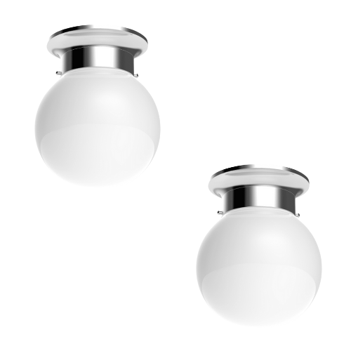 Cask Flush Globe Light - 2 Pack
